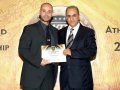 Awarding Mr. Efthimis Tourtidis from Hellas in the WTA Competition of 2013