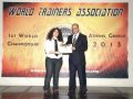 awarding ms. abeer el jurdi from lebanon in the wta competition of 2013