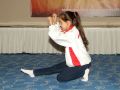 Our little friend from Turkey demonstrating her technique in the WTA Competition of 2013